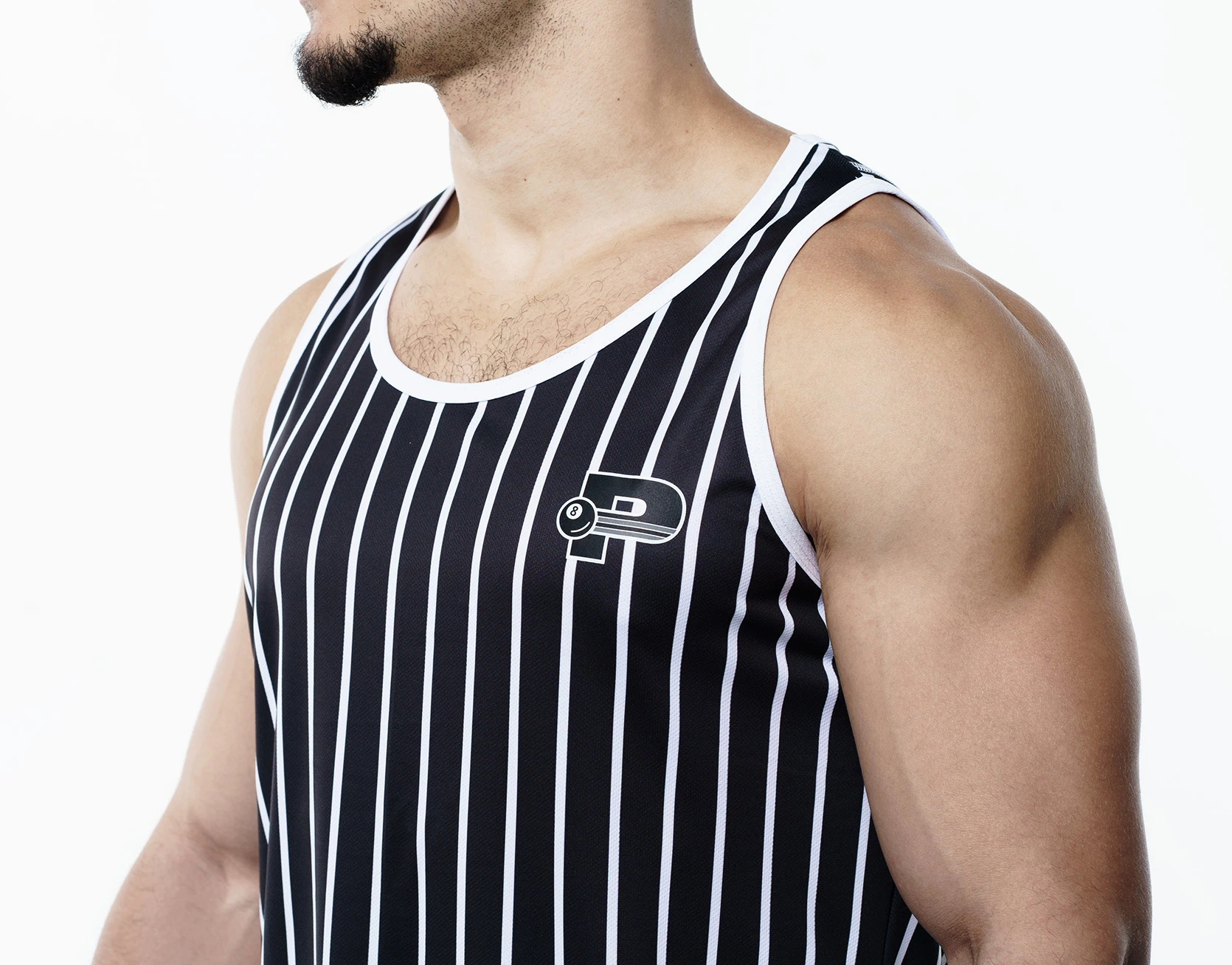 Black Striped Tank Top - Image 5