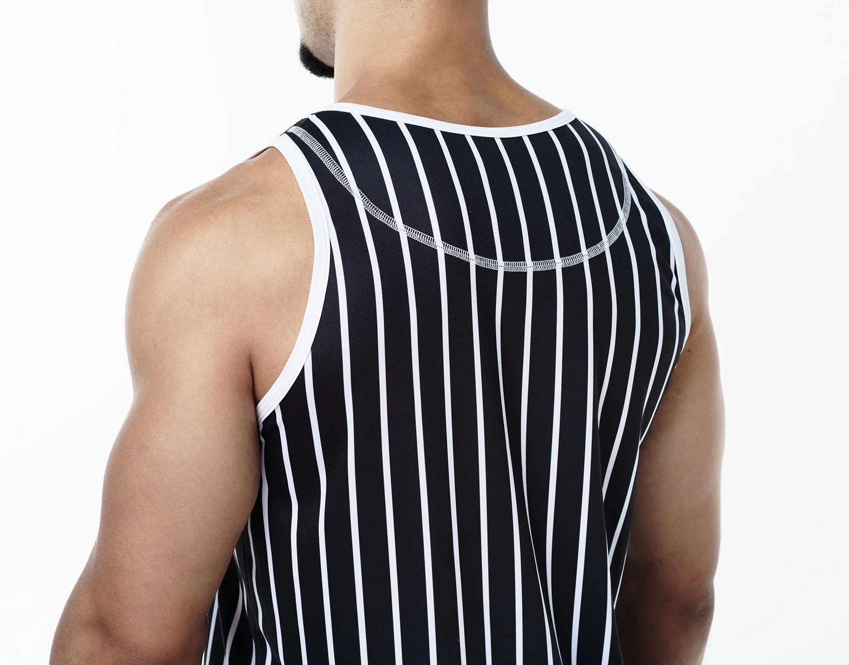 Black Striped Tank Top - Image 6