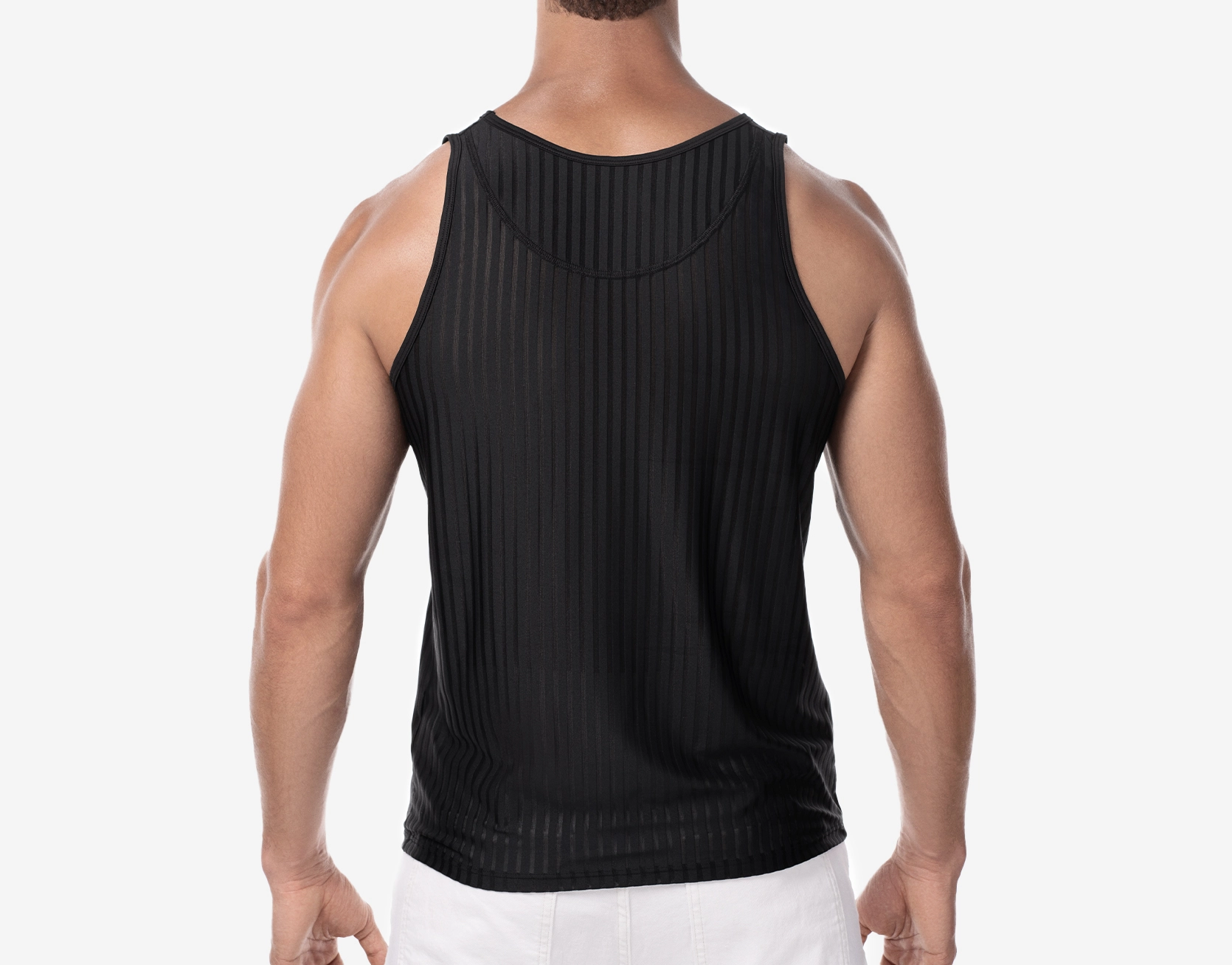 Whisper Black Tank Top - Image 3