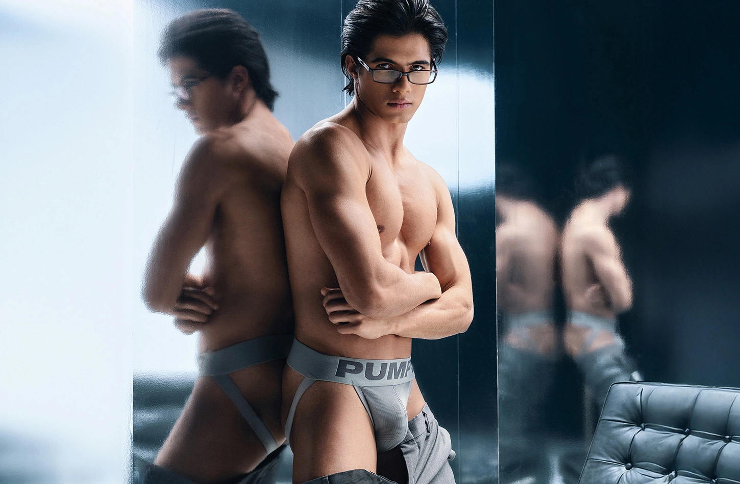 Gray Classic Jockstrap - Image 7