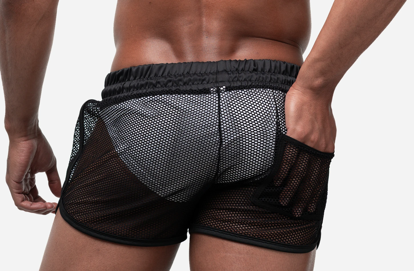 Black Mesh Short - Image 4