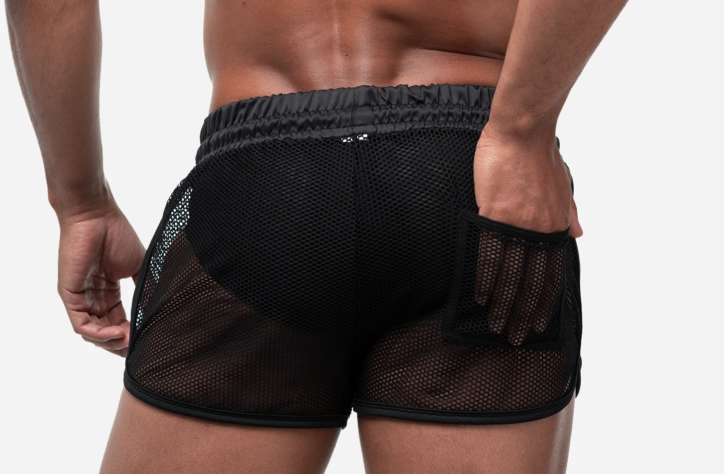 Black Mesh Short - Image 7